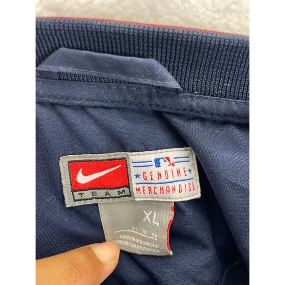 Vintage Nike Red Sox Windbreaker Men’s XL Navy Pullover Center Swoosh MLB - Picture 2 of 10